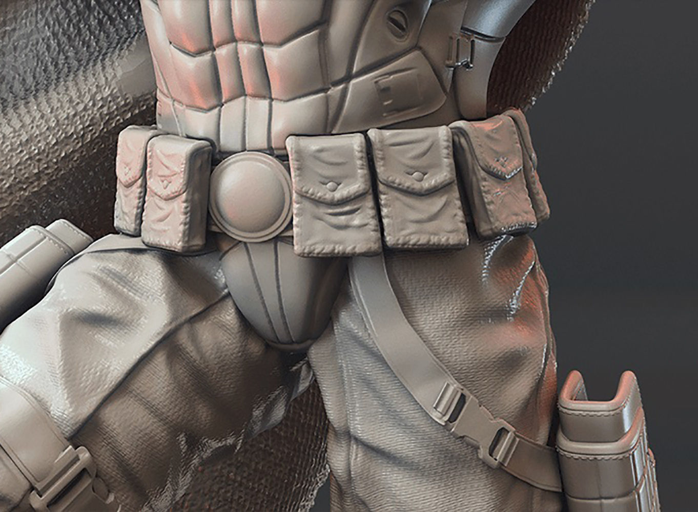 Batman Hold Gun 3D Model Ready to Print 3D print model_10