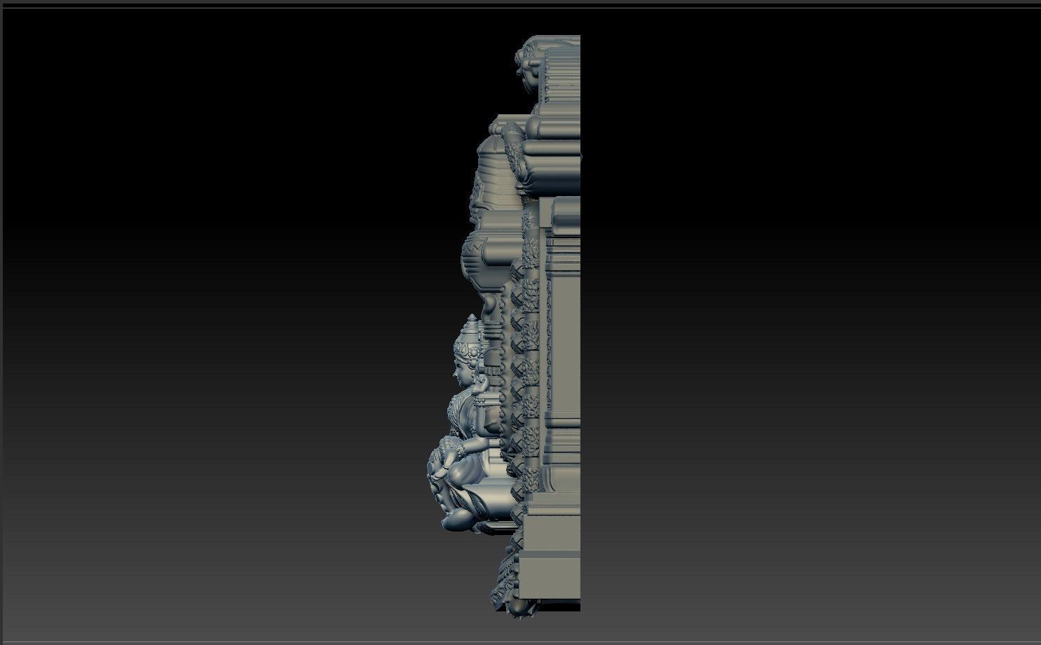 THIRUPATI BALAJI WITH LAKSHMI PENDENT 3D print model_11