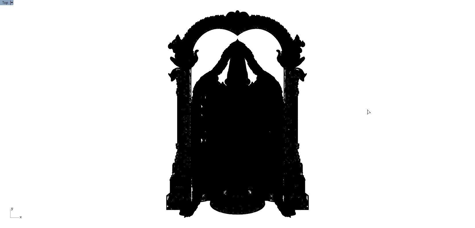 THIRUPATI BALAJI WITH LAKSHMI PENDENT 3D print model_9