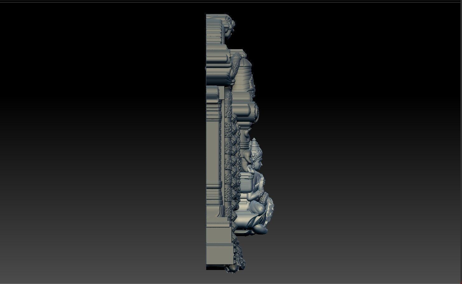 THIRUPATI BALAJI WITH LAKSHMI PENDENT 3D print model_13