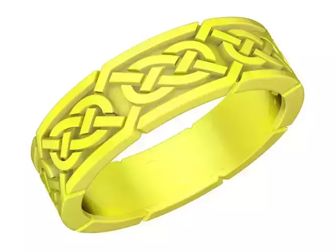 A5496 Art Engagement Band Ring