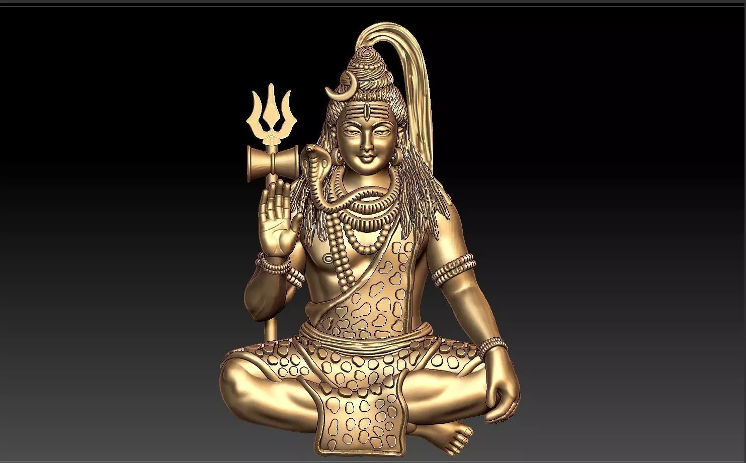 LORD SIVA PENDENT 3D print model