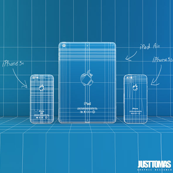 Apple products 3D model_8