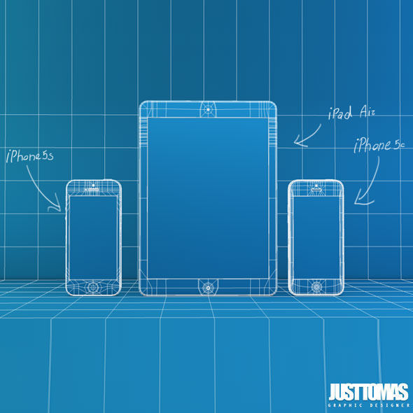 Apple products 3D model_7