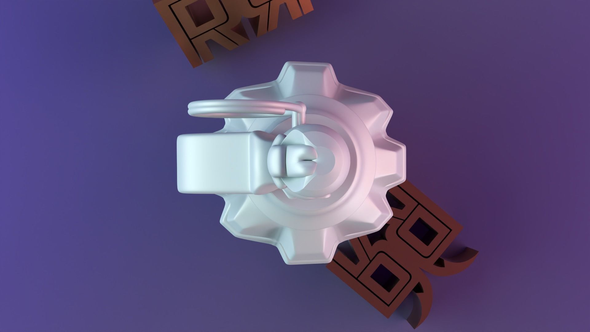 grenade candle decor 3D print model_5