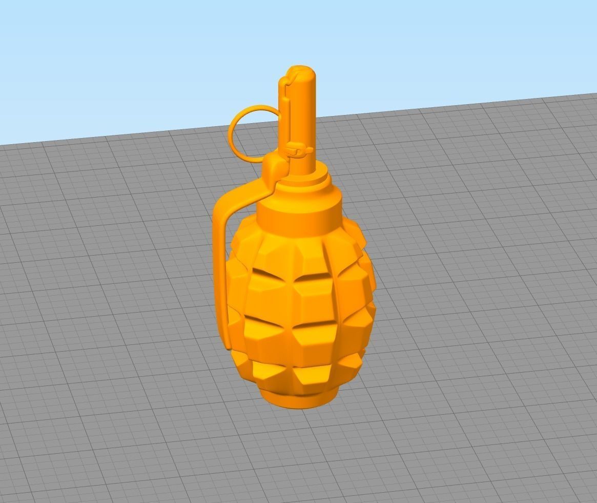 grenade candle decor 3D print model_8
