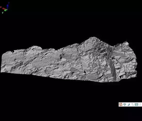 Digital outcrop model by 3D laser scanning