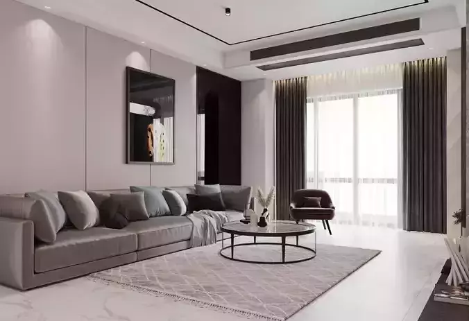 Livingroom Interior design style minimalism