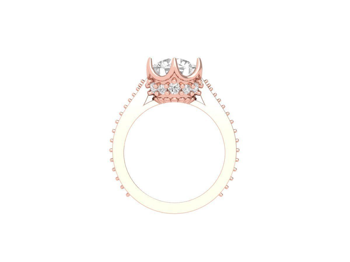 Wedding Ring 3D print model_11