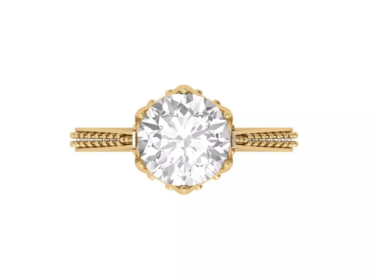 Wedding Ring 3D print model_0