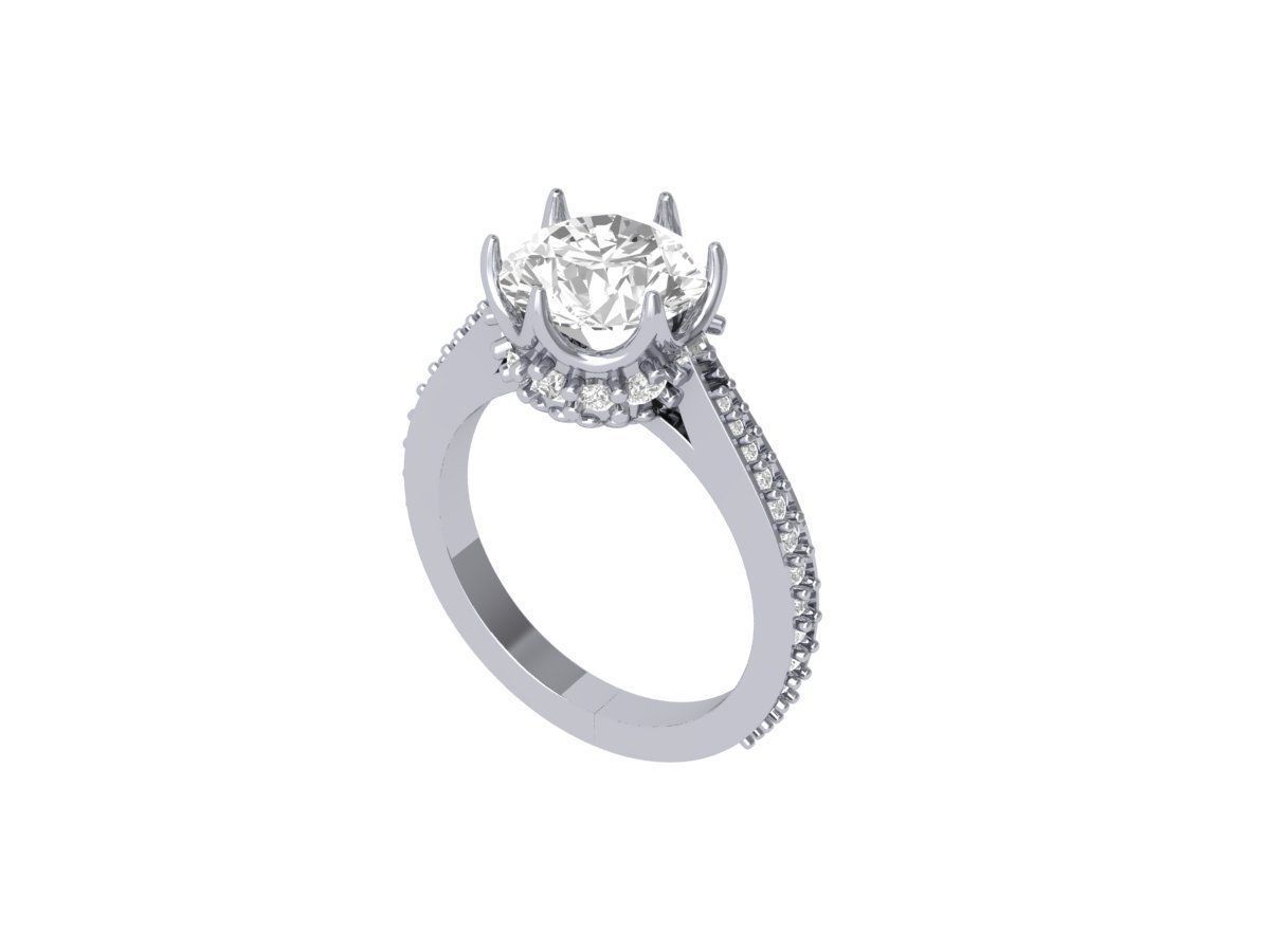 Wedding Ring 3D print model_2
