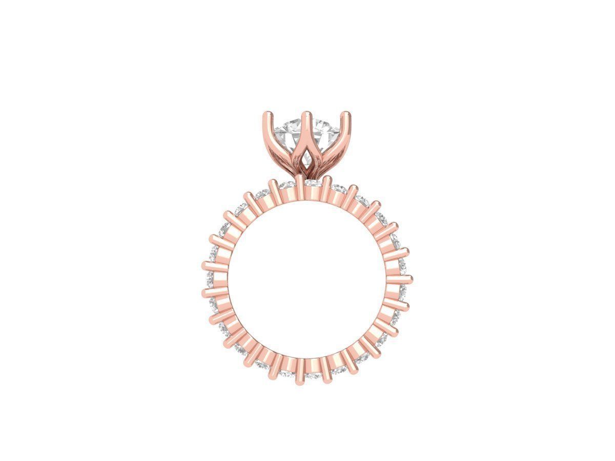 Wedding Ring  3D print model_9