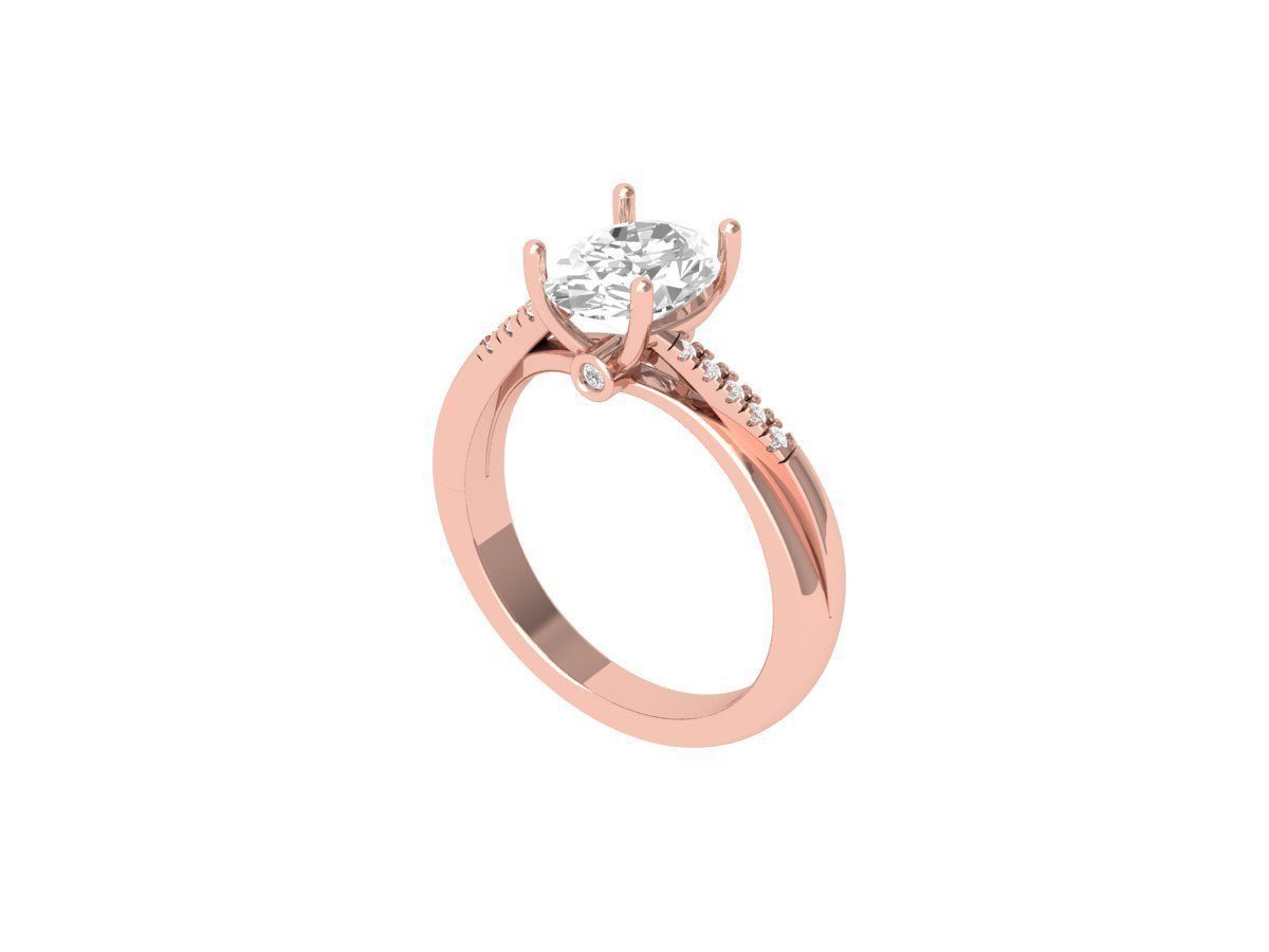 Wedding Ring 3D print model_2