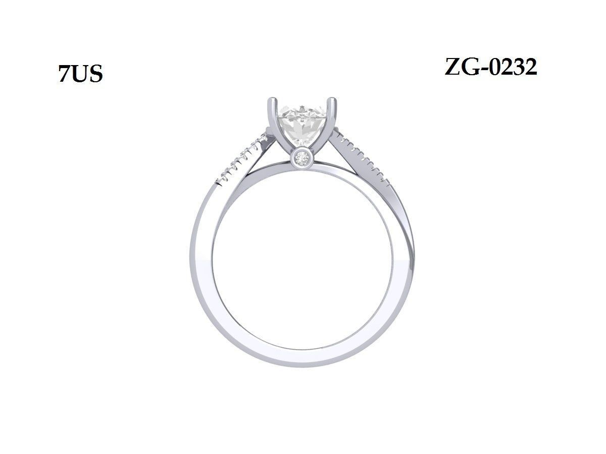 Wedding Ring 3D print model_10