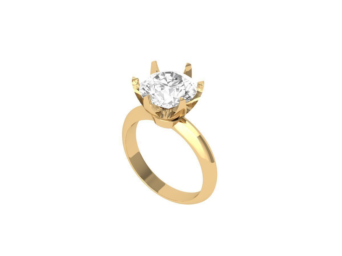 Wedding Ring 3D print model_1