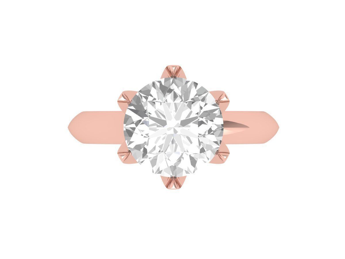 Wedding Ring 3D print model_4