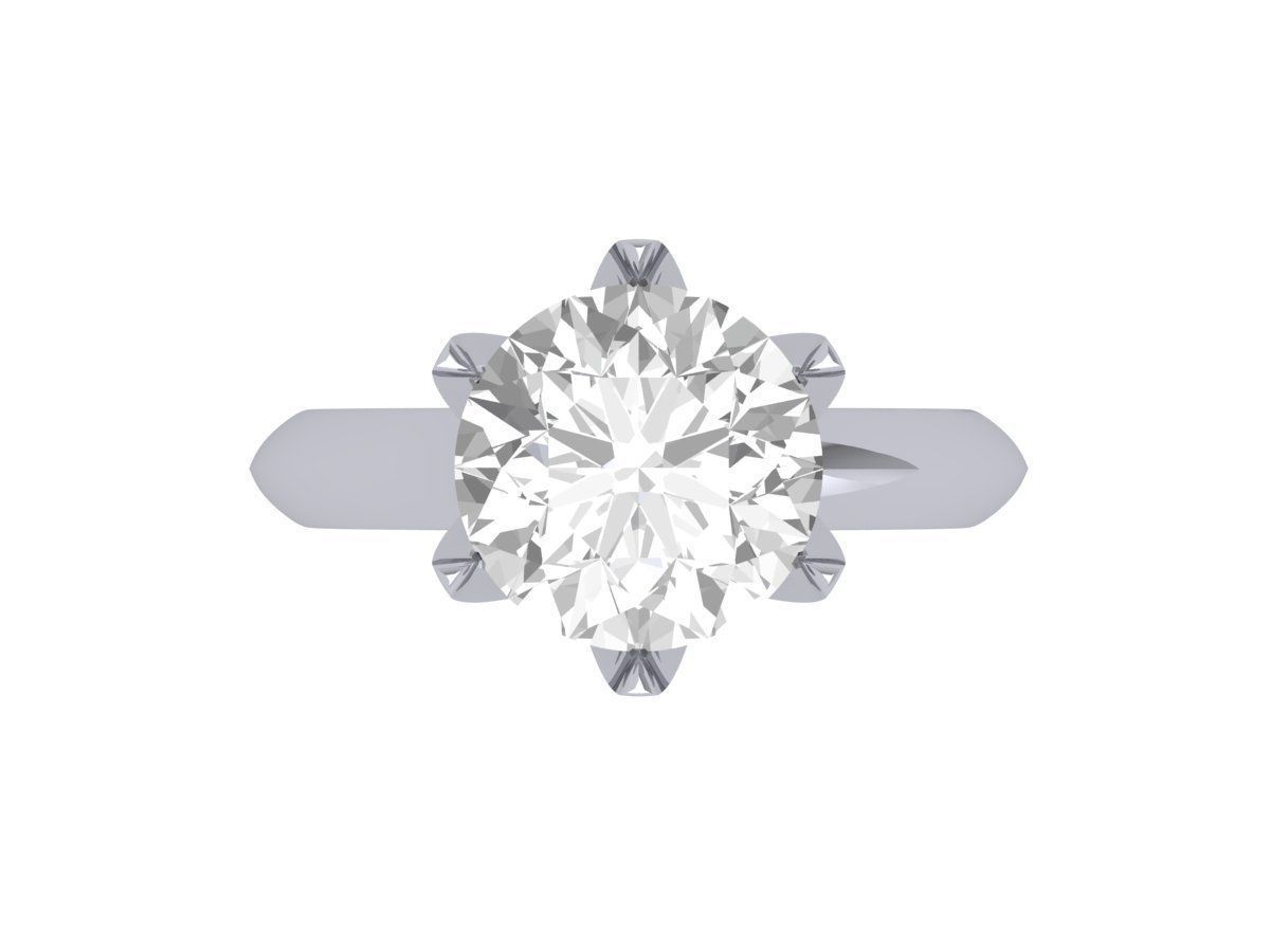 Wedding Ring 3D print model_5