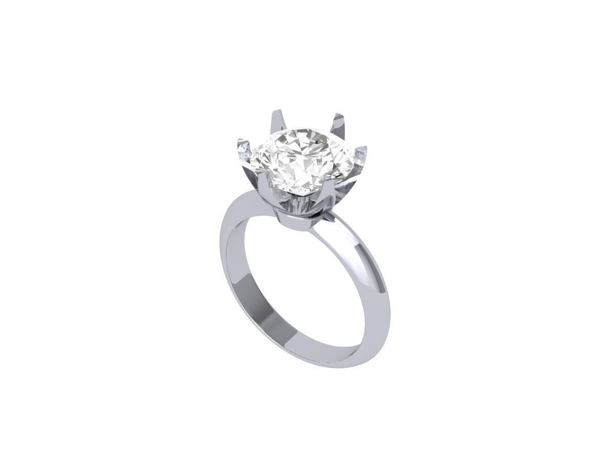 Wedding Ring 3D print model_3