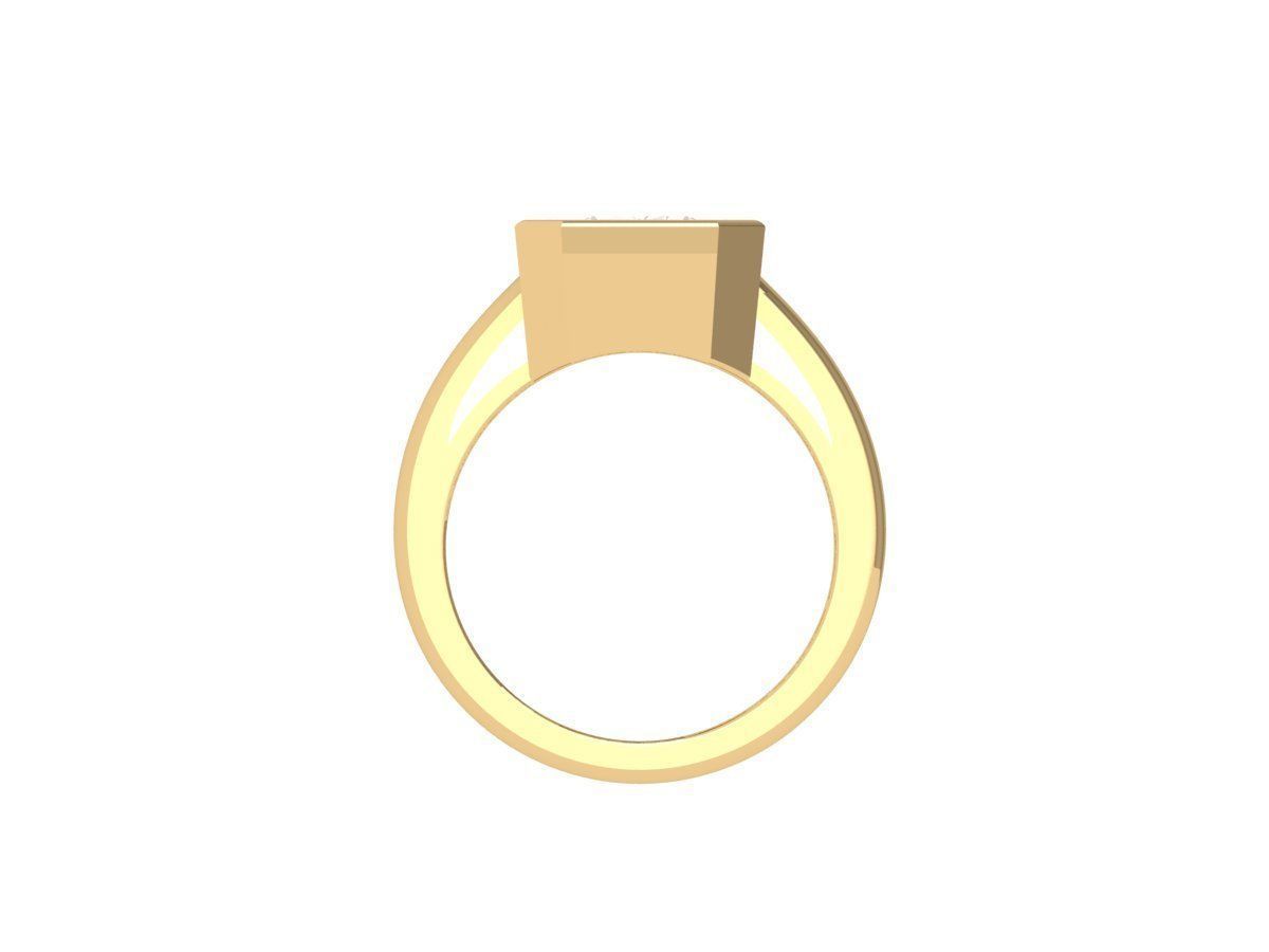 Wedding Ring 3D print model_11