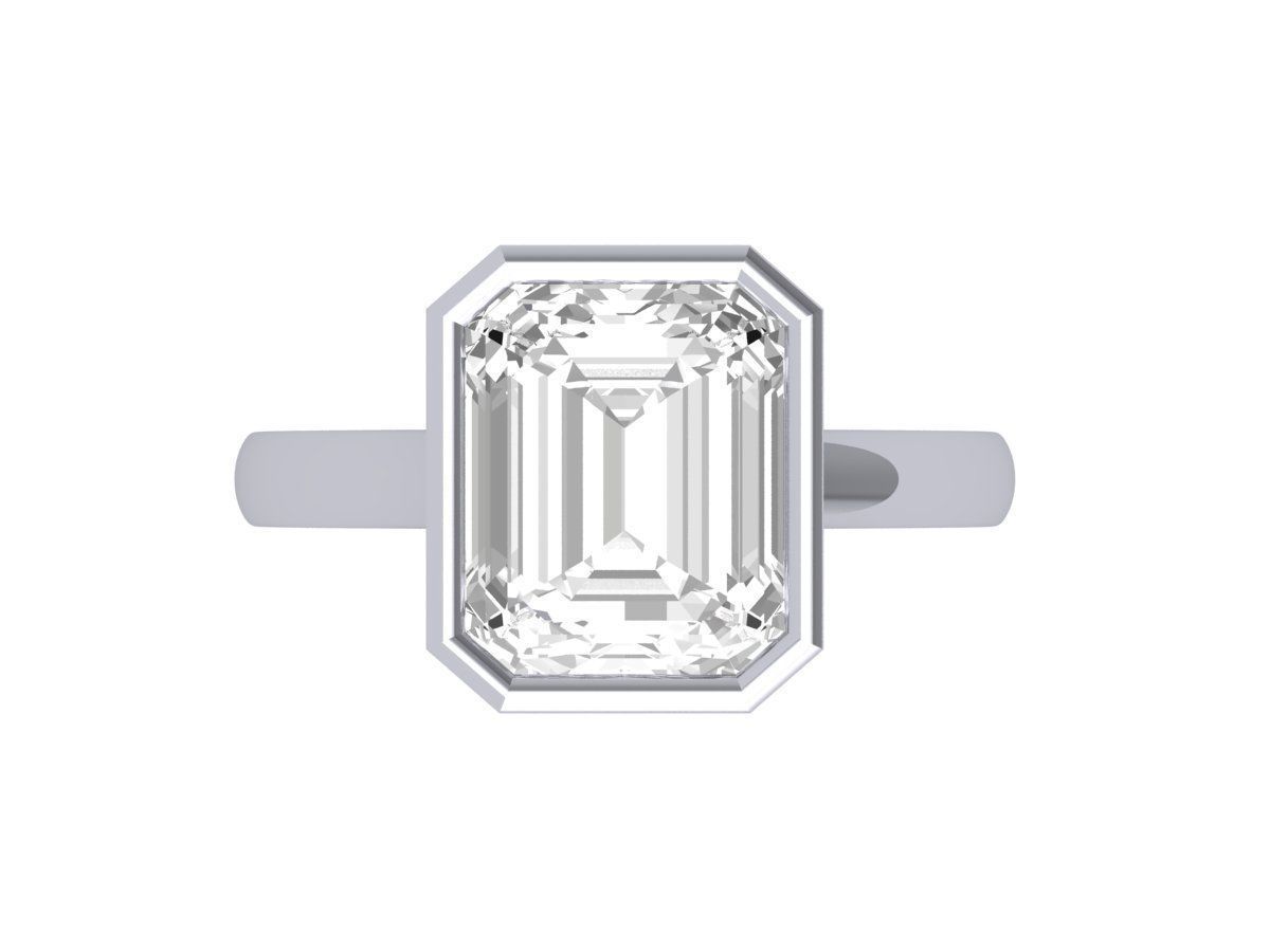 Wedding Ring 3D print model_5