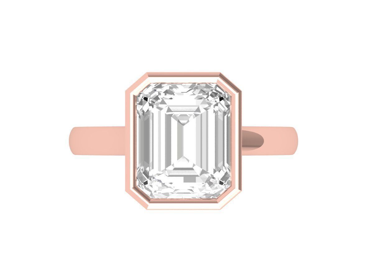 Wedding Ring 3D print model_4