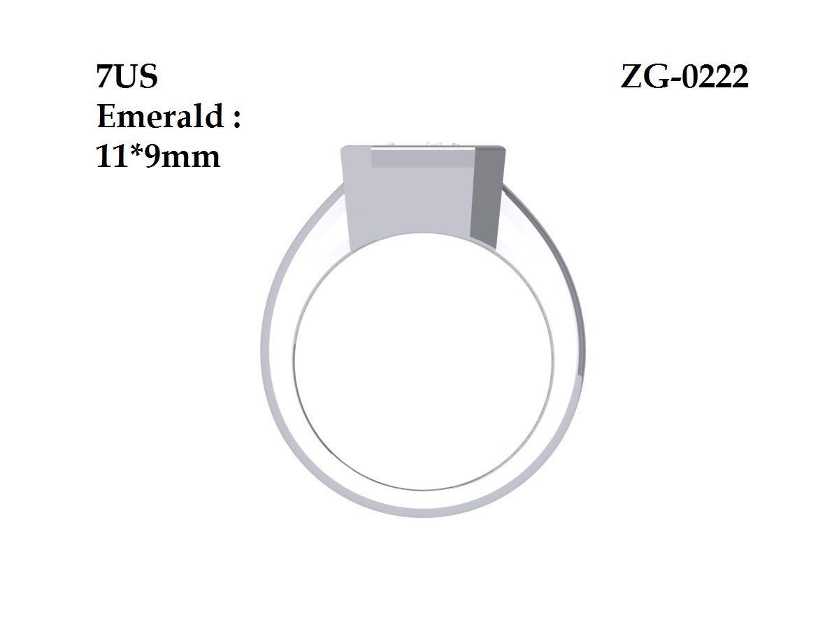 Wedding Ring 3D print model_10