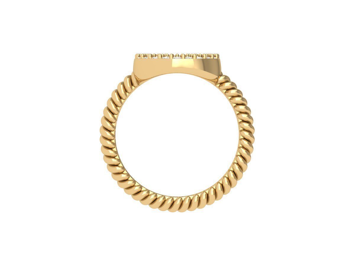 Wedding Ring  3D print model_11