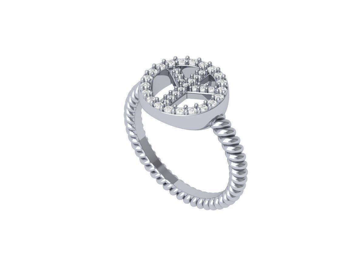 Wedding Ring  3D print model_5