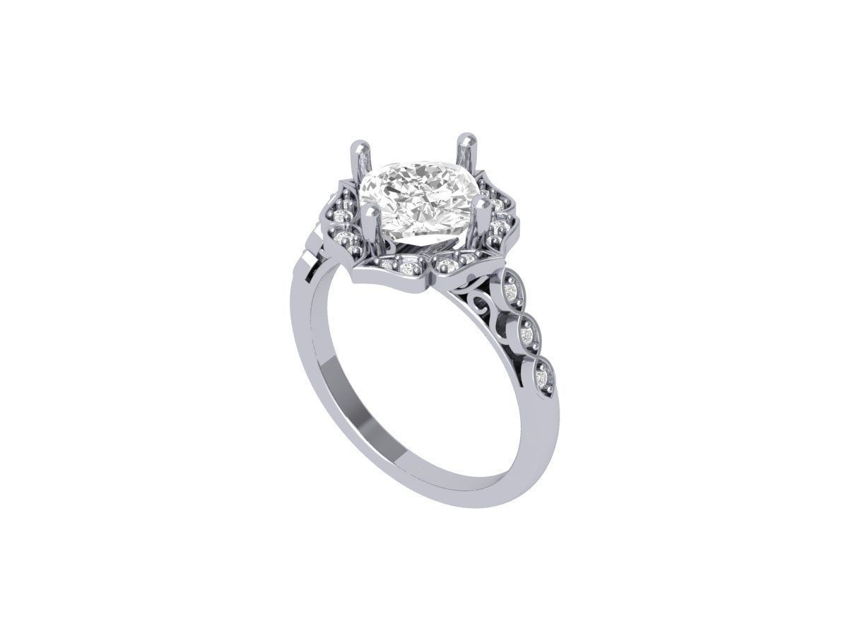 Wedding Ring  3D print model_2