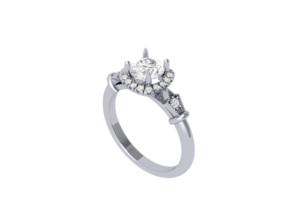 Wedding Ring  3D print model_3