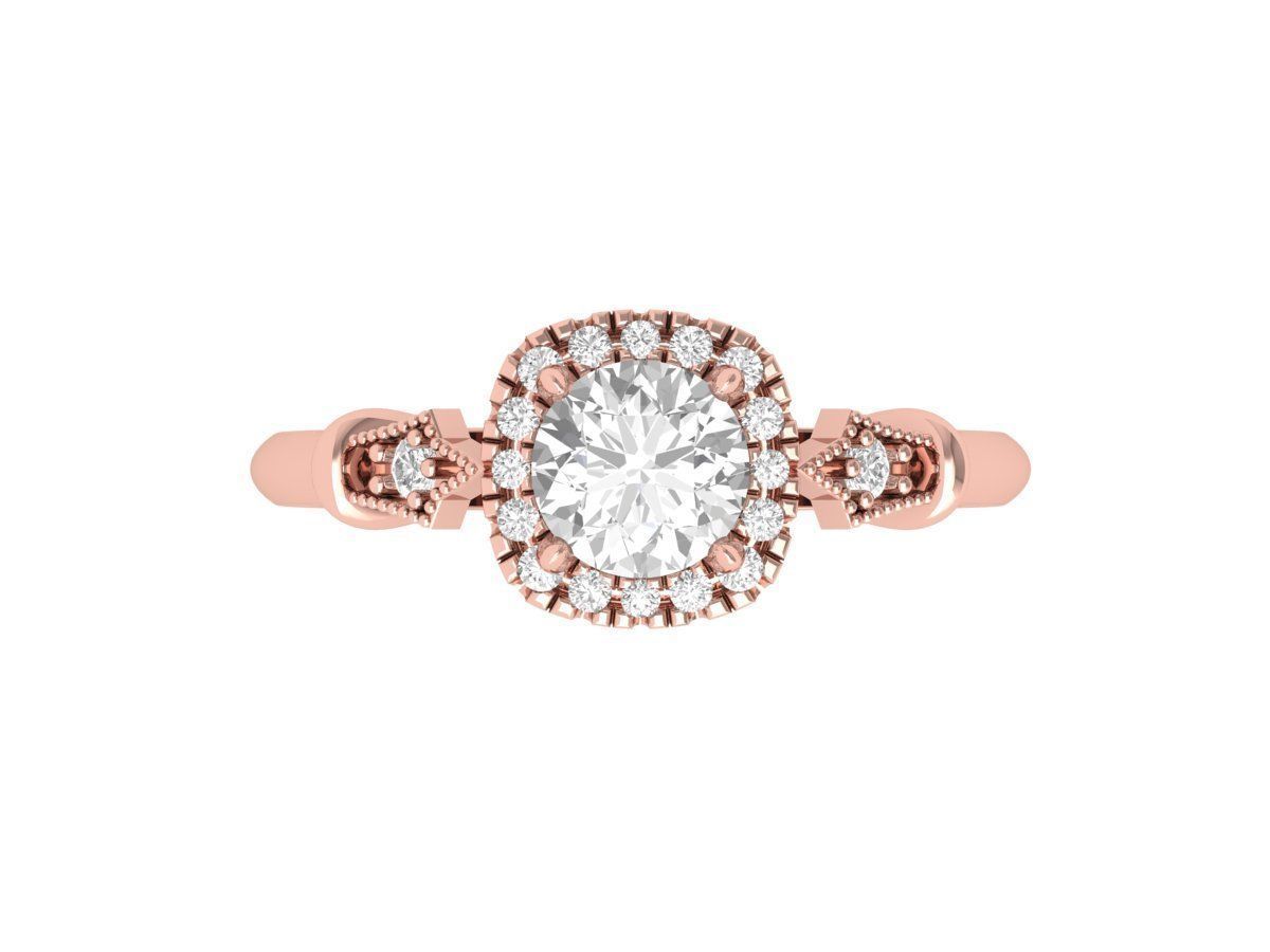 Wedding Ring  3D print model_4