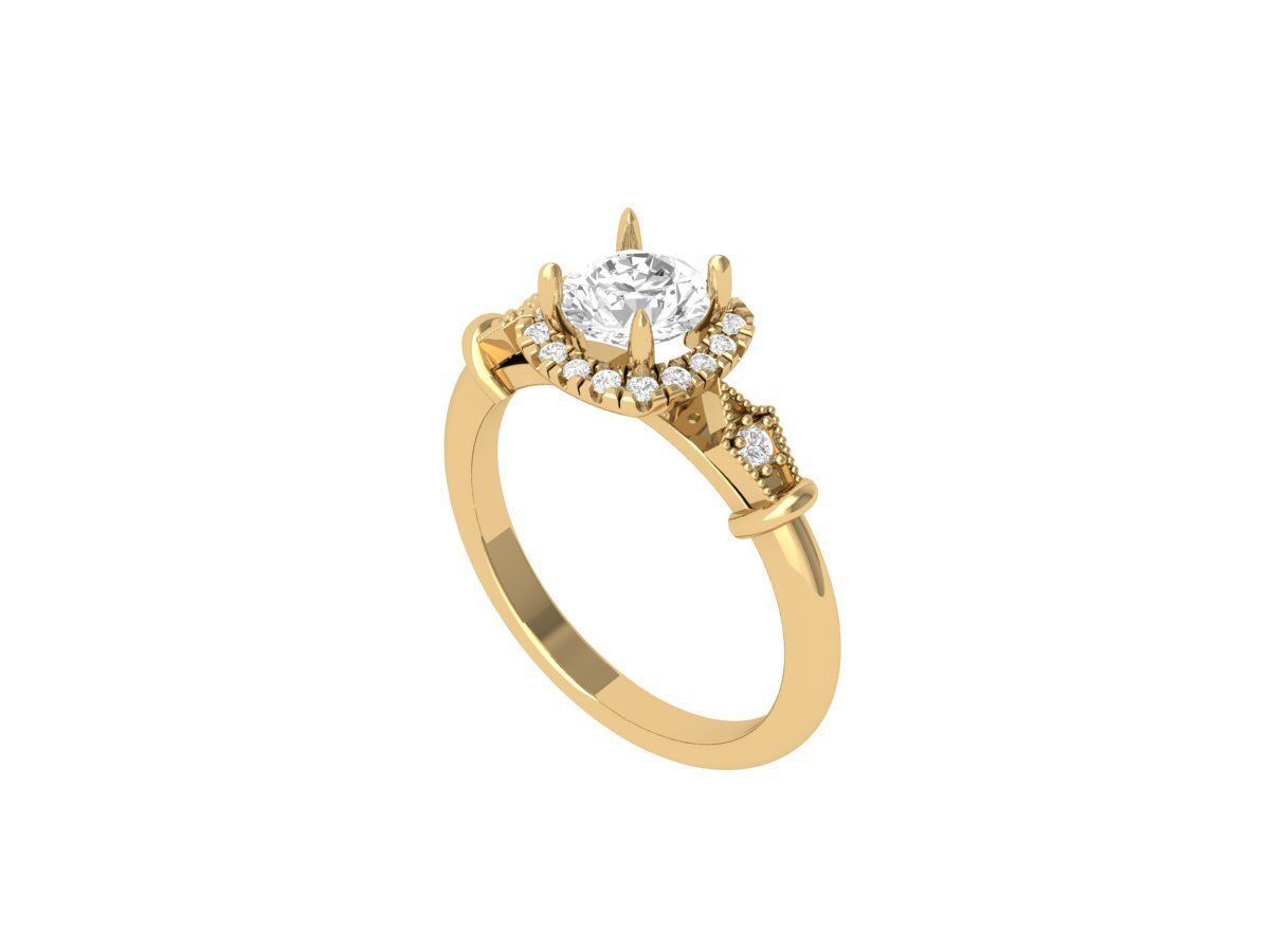 Wedding Ring  3D print model_1