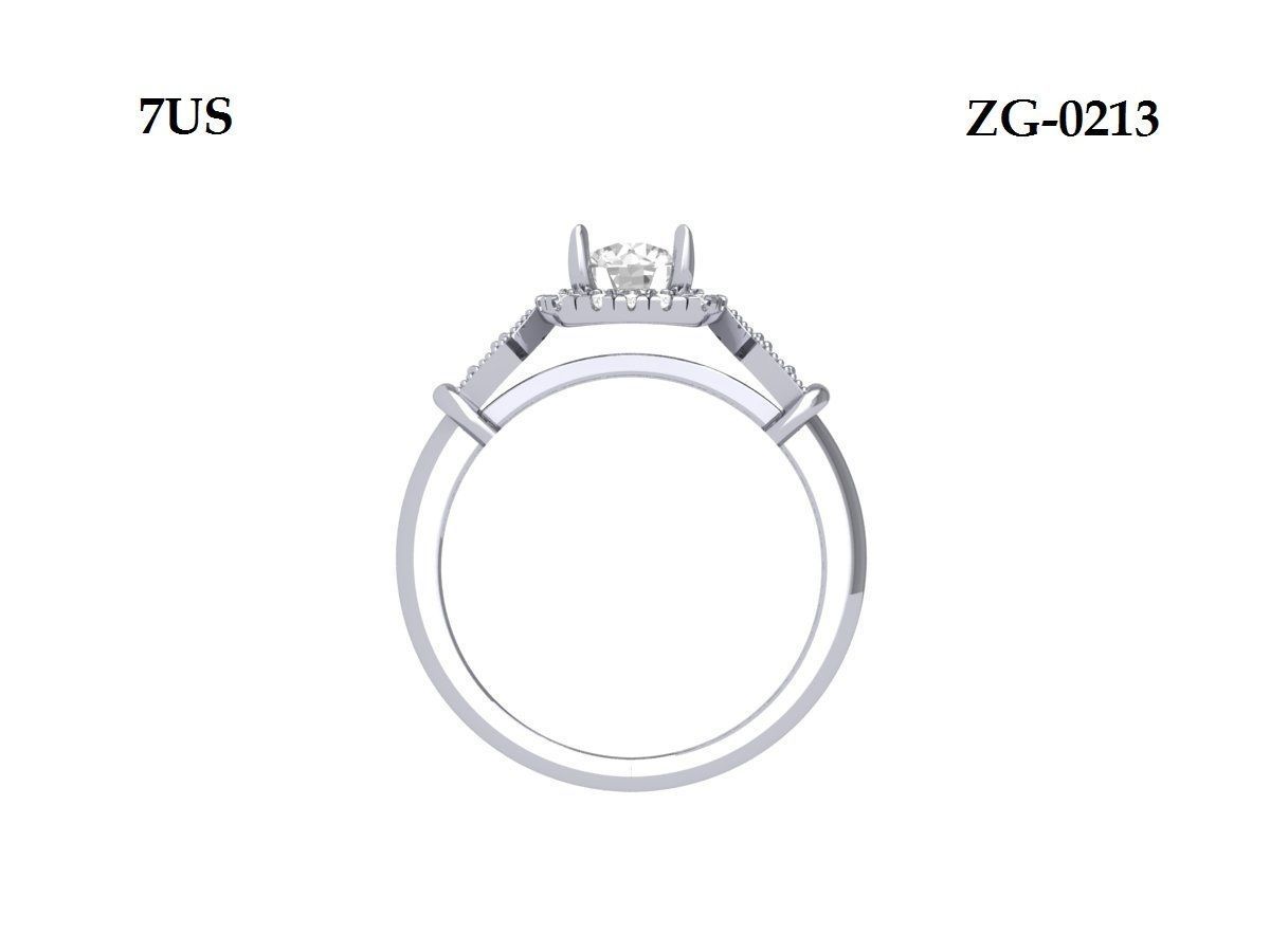 Wedding Ring  3D print model_10