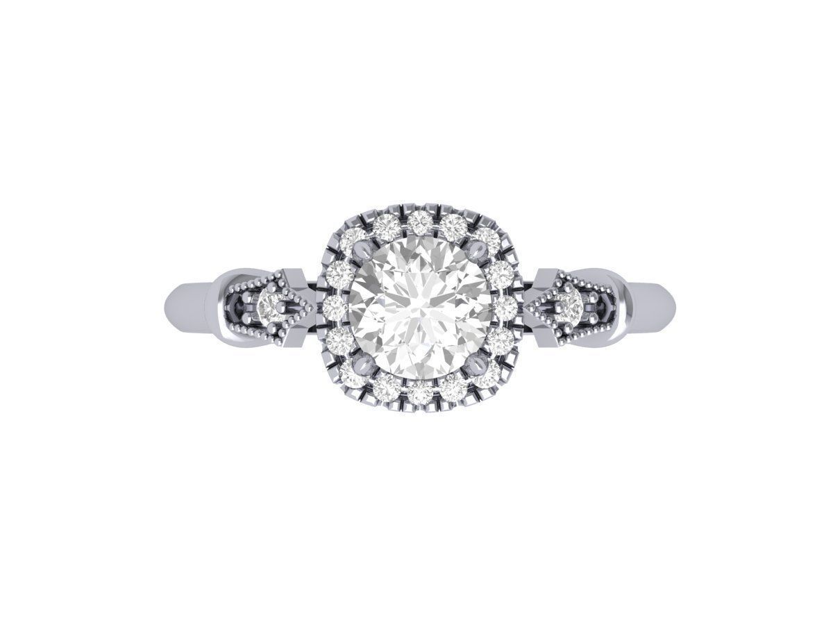 Wedding Ring  3D print model_5