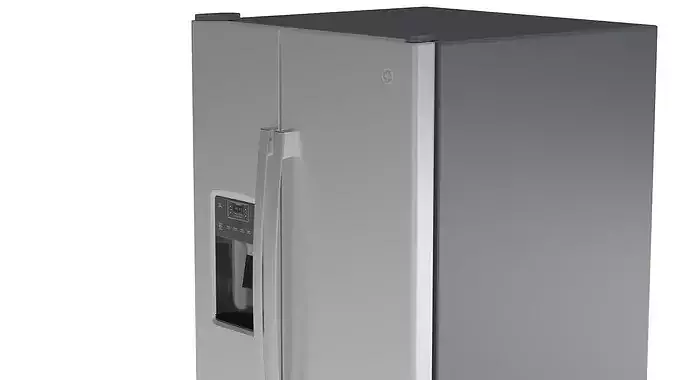 GE Side by Side Refrigerator GSS25GYPFS 3D model 2