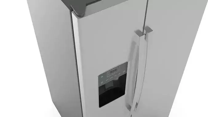 GE Side by Side Refrigerator GSS25GYPFS 3D model 3