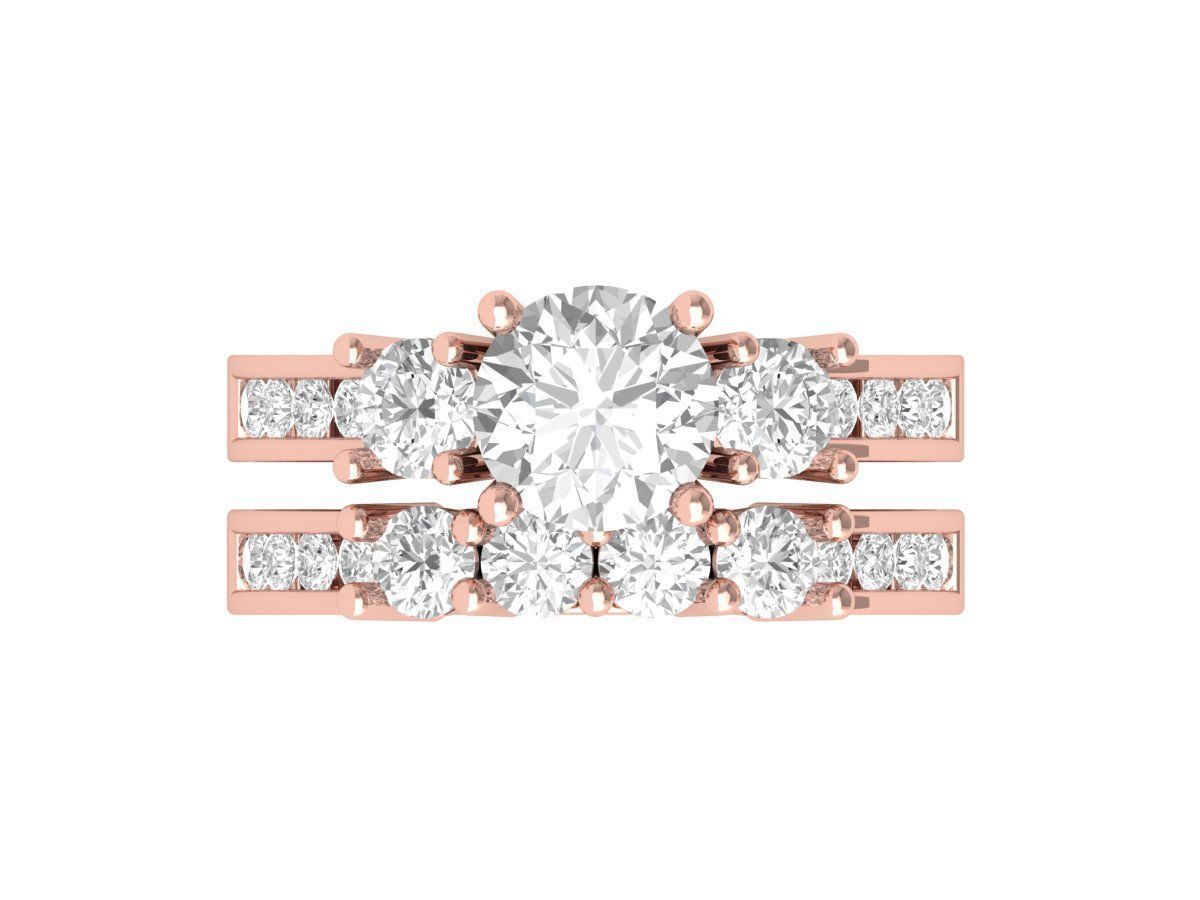 Wedding Ring  3D print model_4