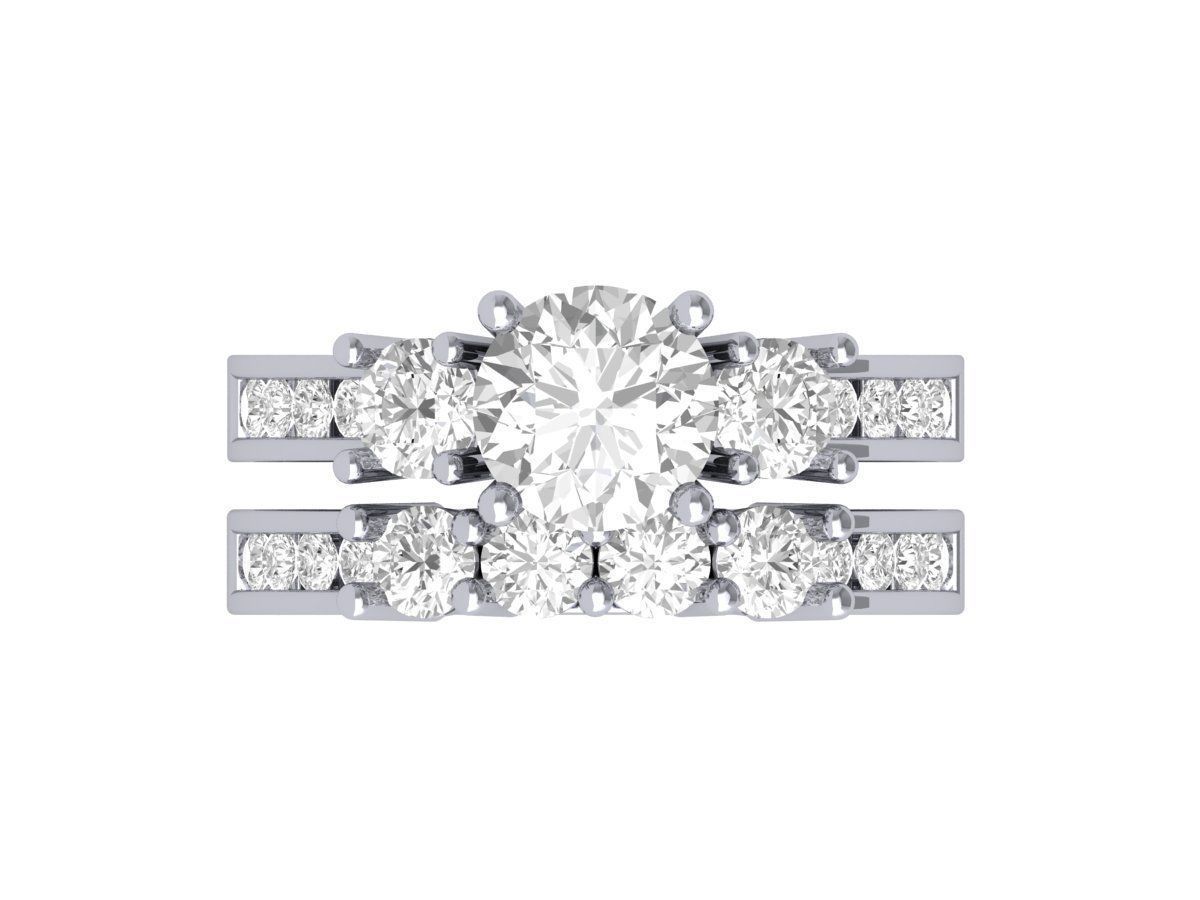 Wedding Ring  3D print model_5