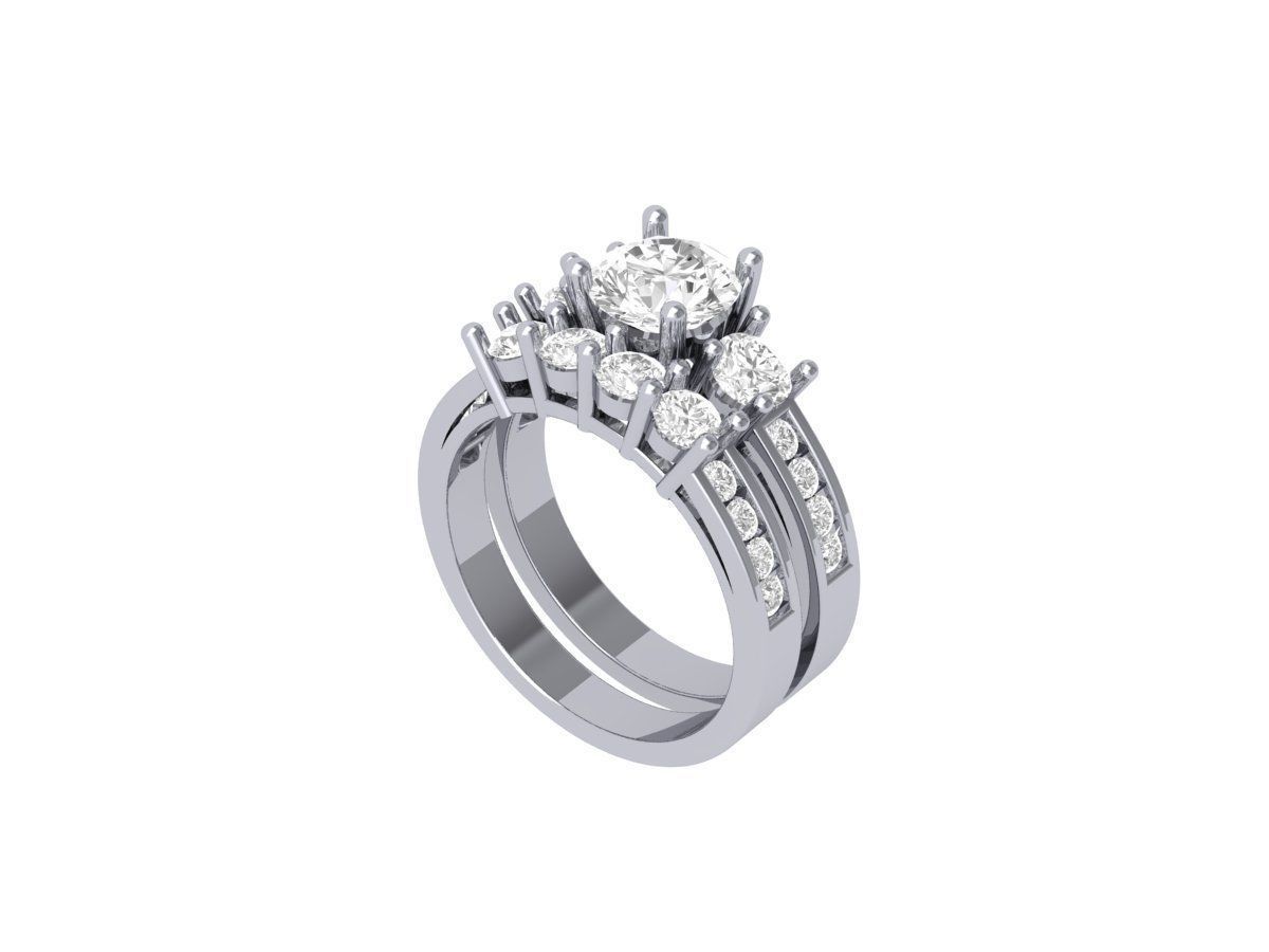 Wedding Ring  3D print model_2