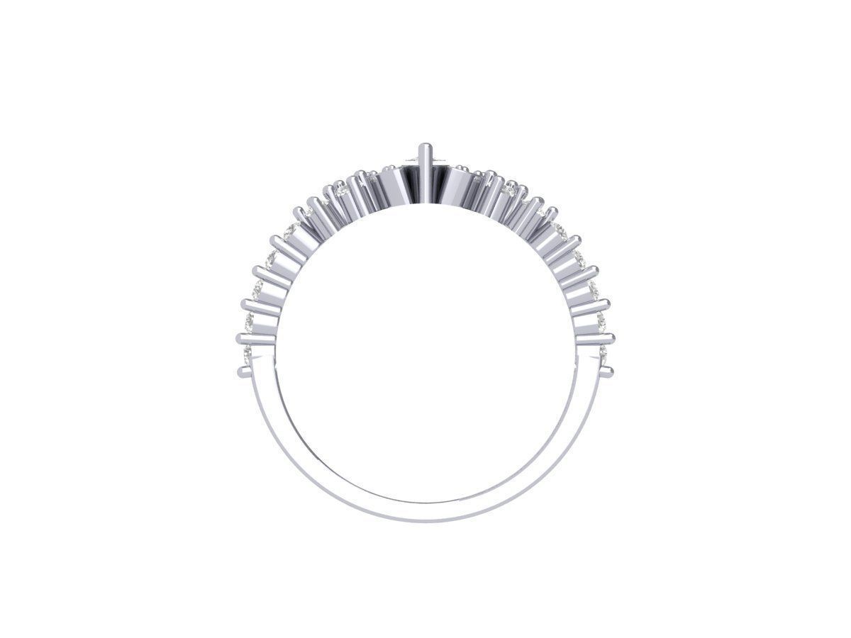 Wedding Ring 3D print model_4