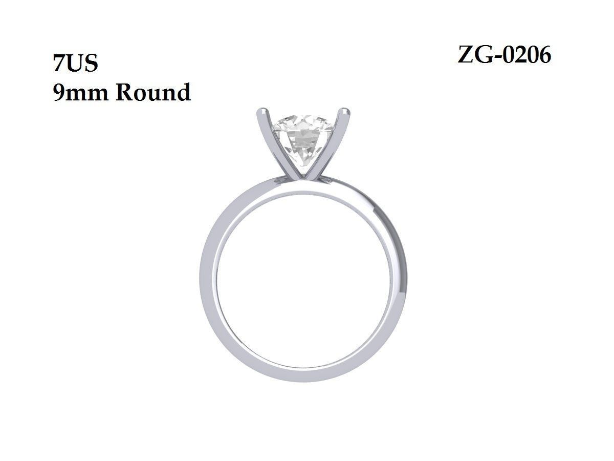 Wedding Ring  3D print model_10