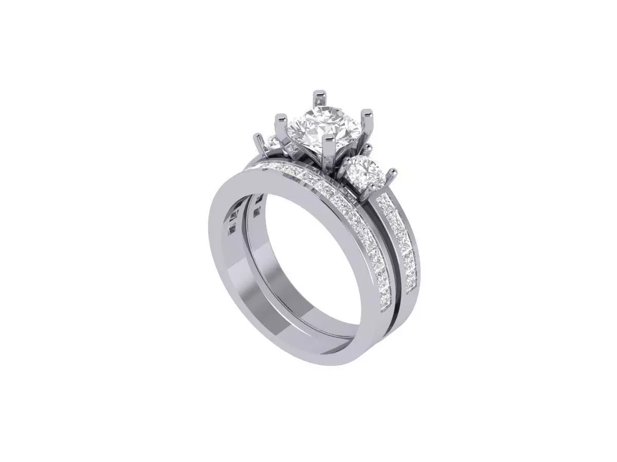 Wedding Ring 3D print model