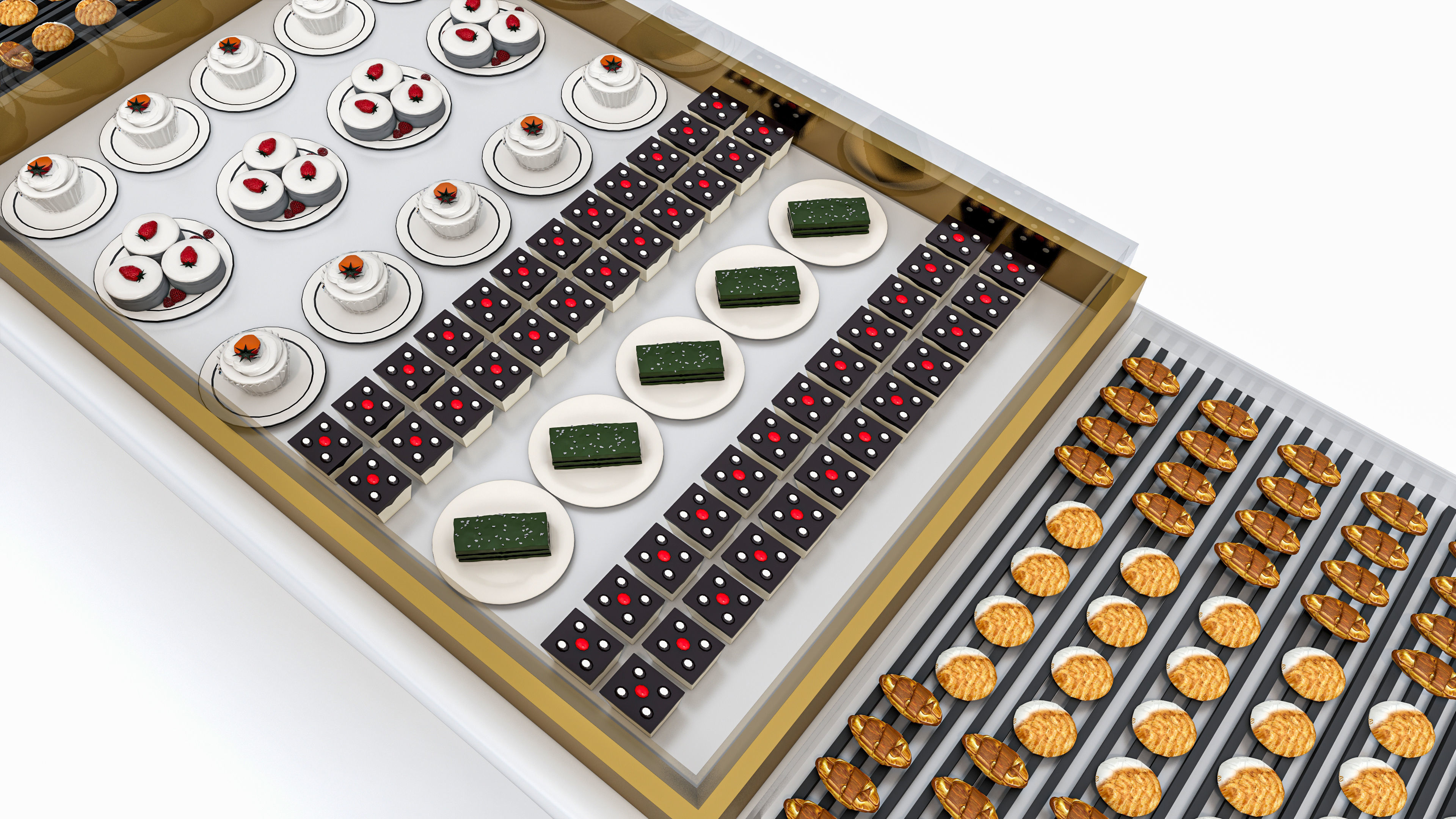 Bakery Interiors 3D model_8