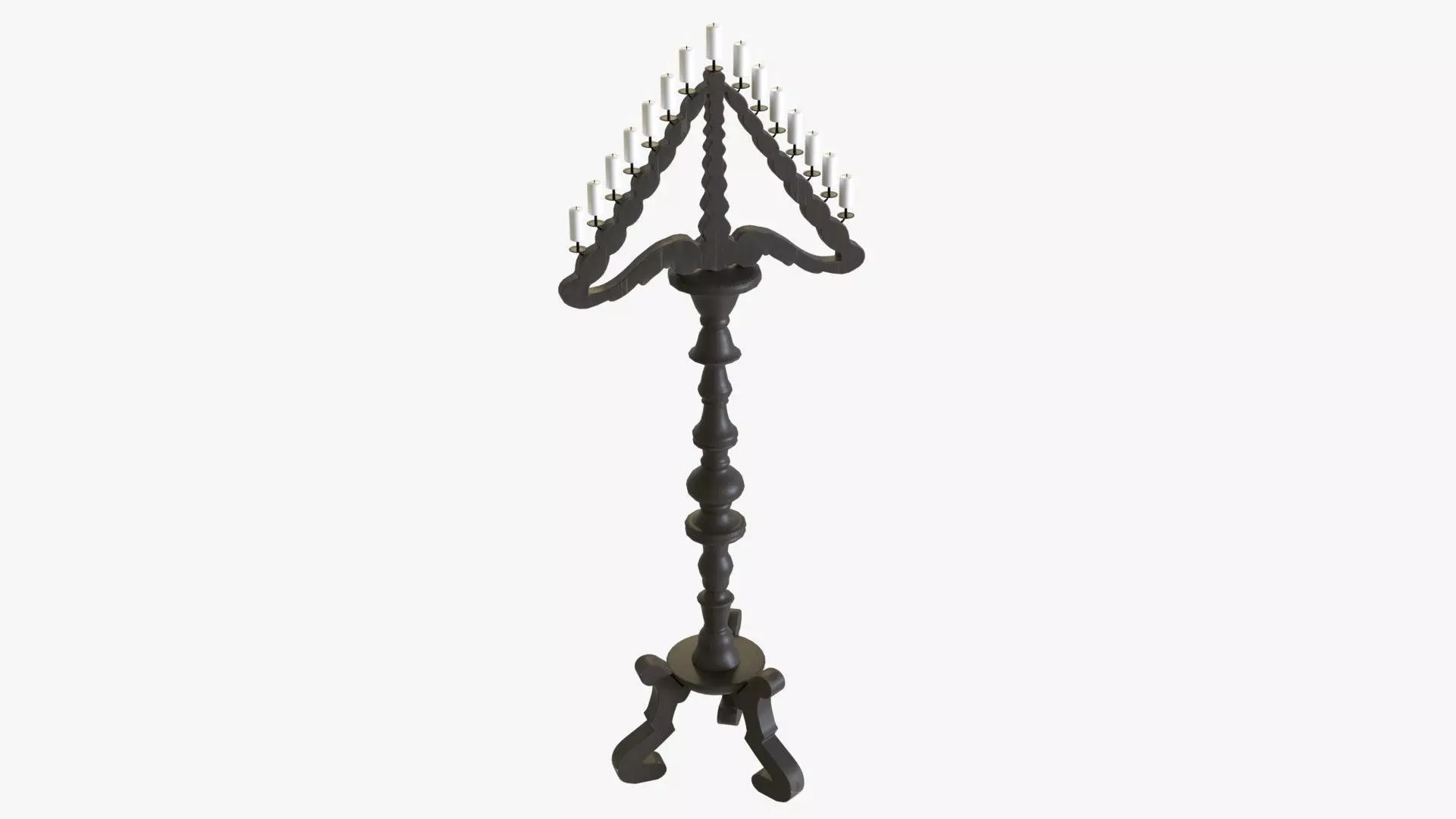 Candlestick holder 3D model_0
