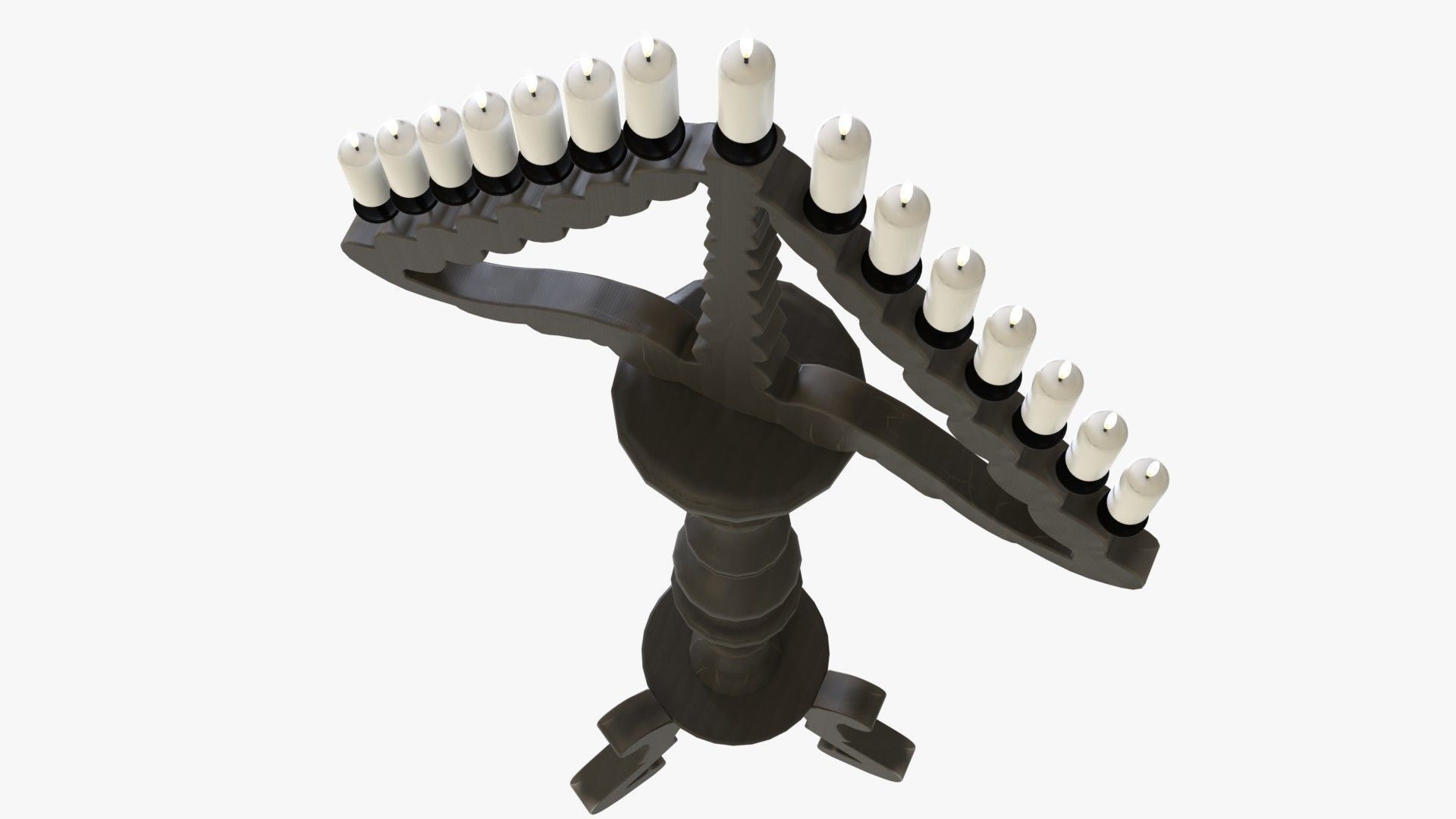 Candlestick holder 3D model_11