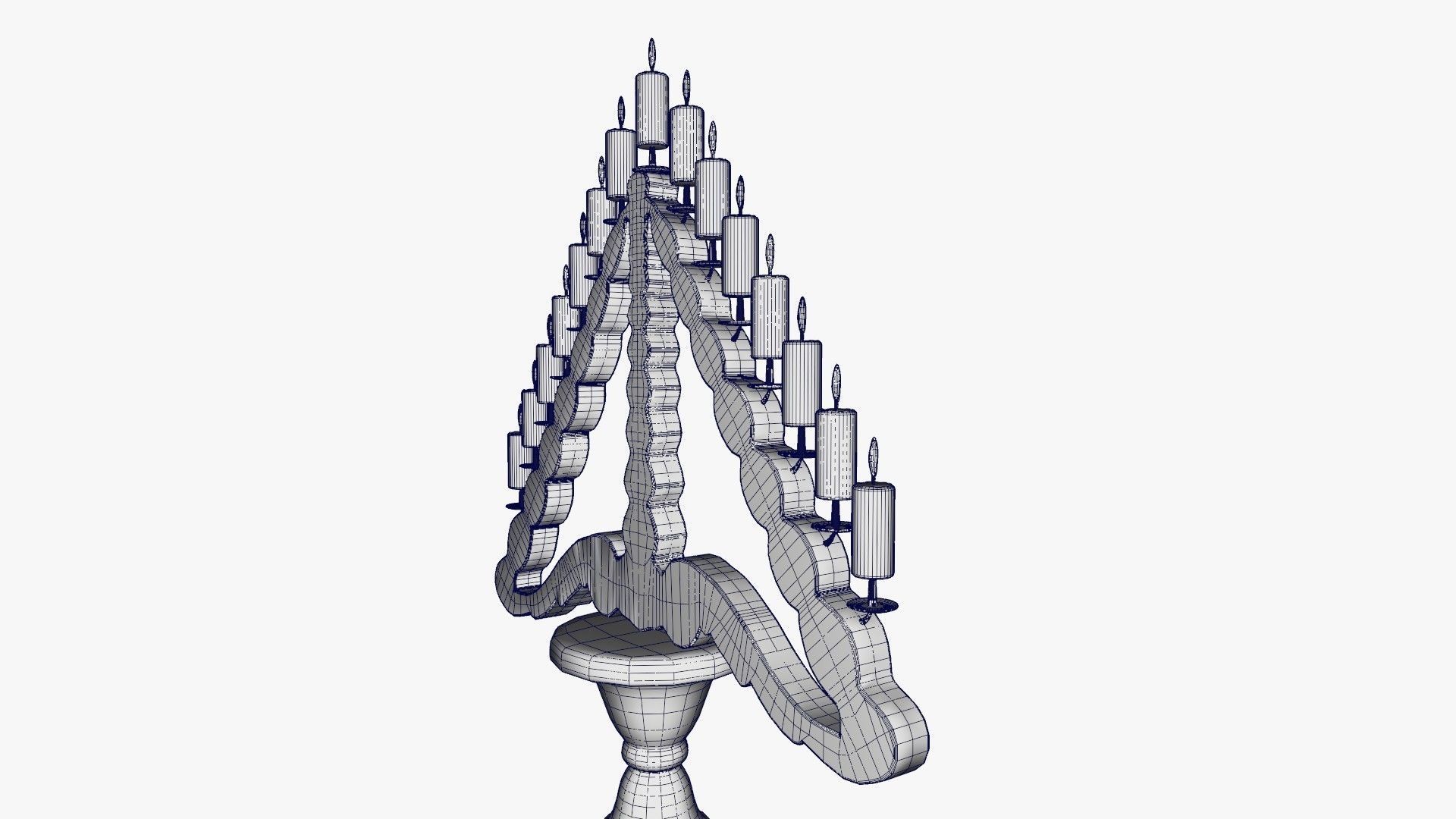 Candlestick holder 3D model_19