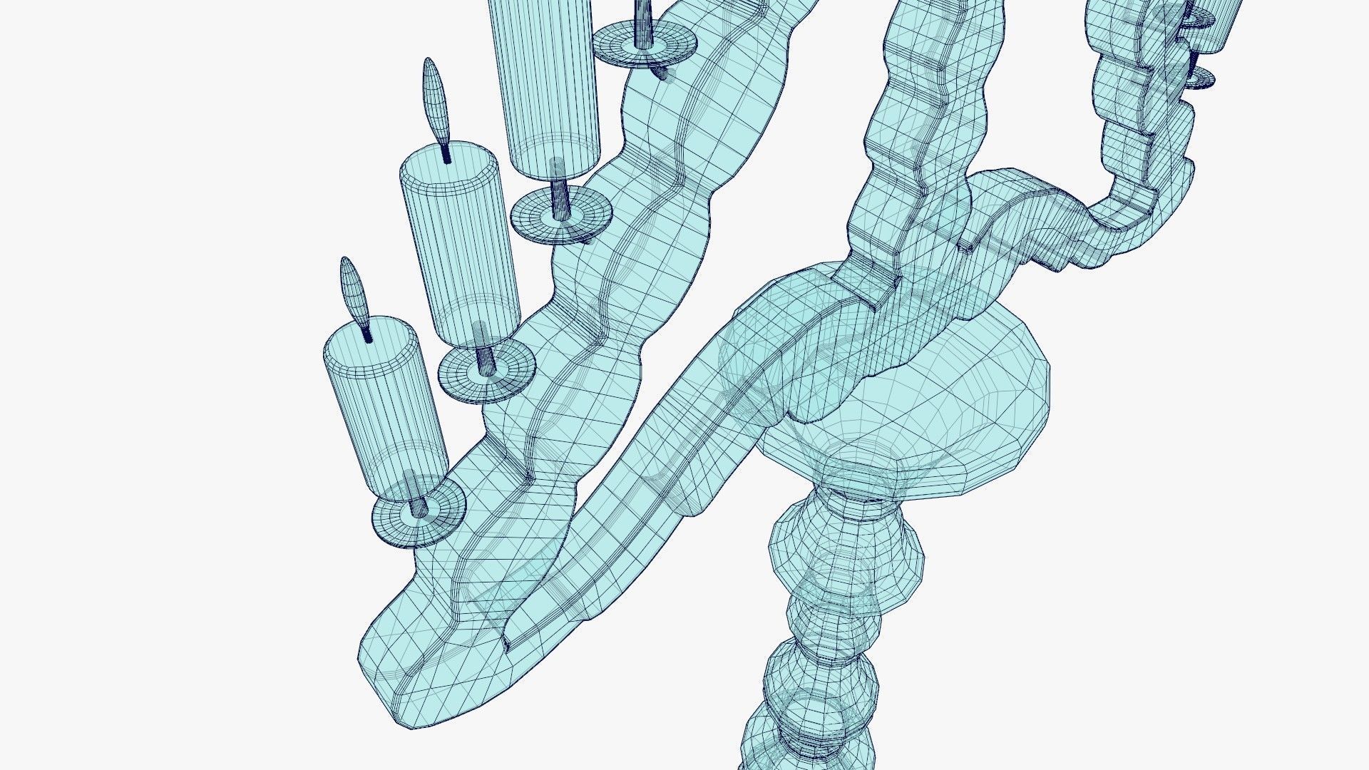 Candlestick holder 3D model_24