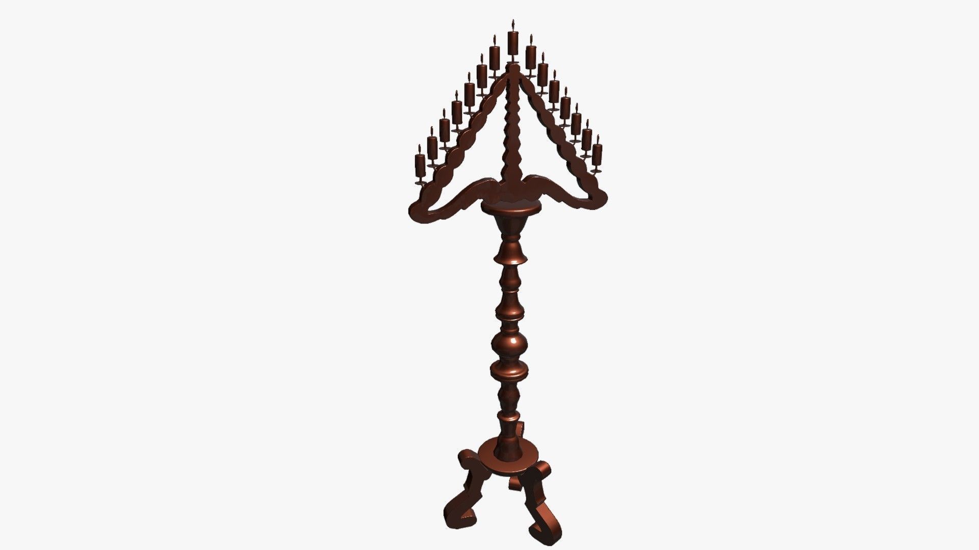 Candlestick holder 3D model_25