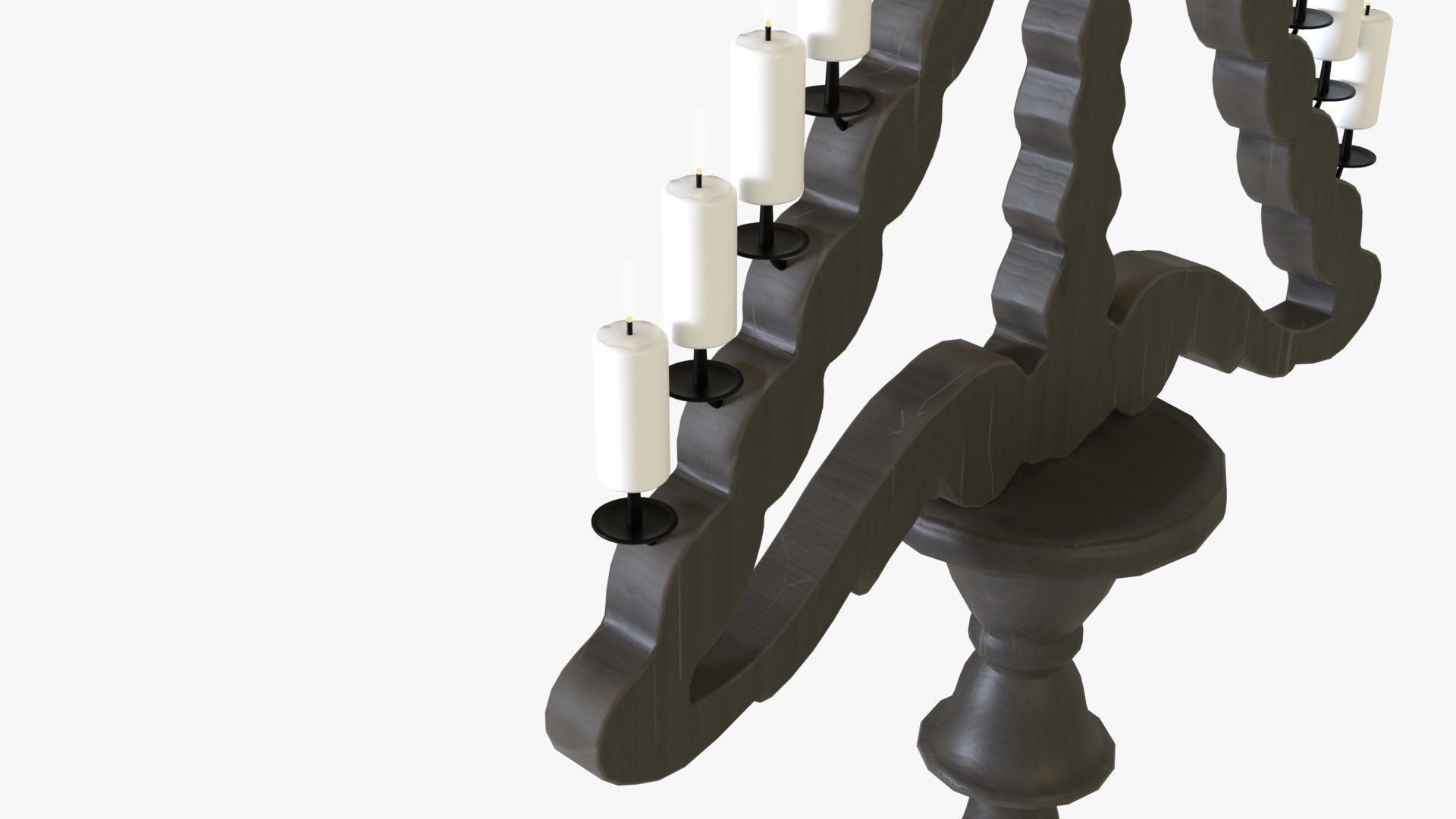 Candlestick holder 3D model_7