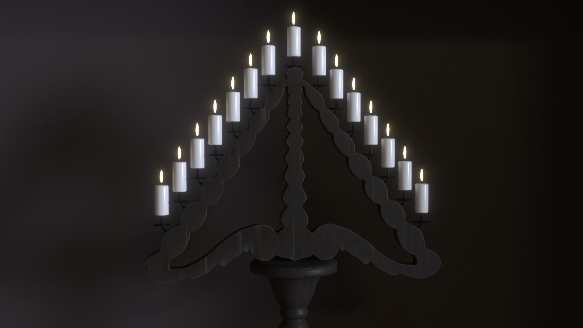 Candlestick holder 3D model_12